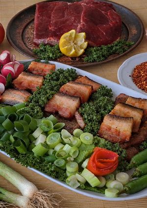 Román bifsztek recept fotója