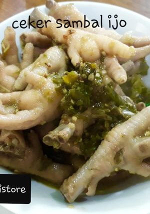 Foto resep Ceker Ayam Sambal ijo
