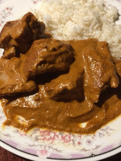 Una foto de Encacahuatado de costillas de puerco