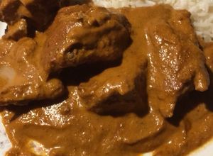 Una foto de Encacahuatado de costillas de puerco