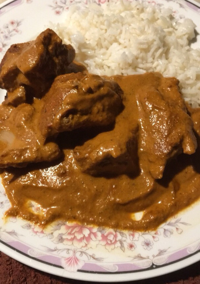 Una foto de Encacahuatado de costillas de puerco