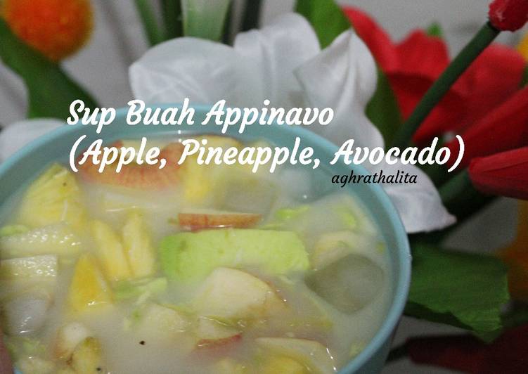 63. Sup Buah Appinavo (Apple, Pineapple, Avocado) #MenuAnakSehat