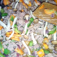 A picture of Colorful Minced Beef.