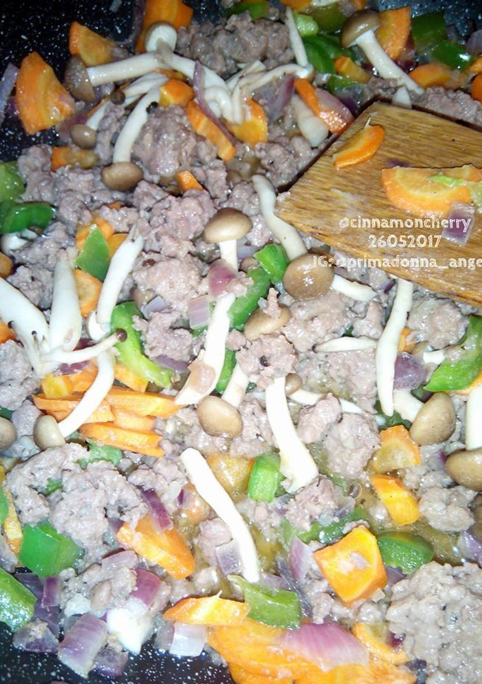 A picture of Colorful Minced Beef.