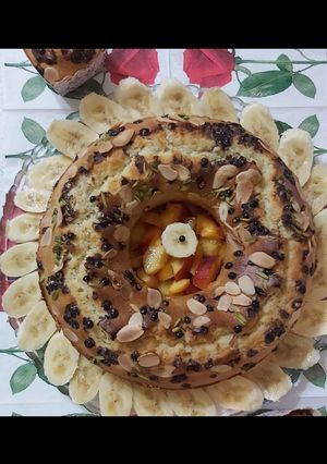 عکسی از دستور کیک موز