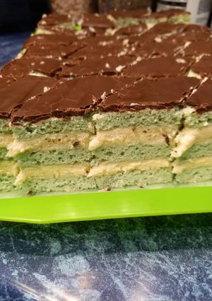 Mandulás szelet recept fotója