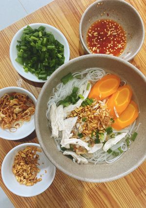 Hình của món Hủ tiếu gà.