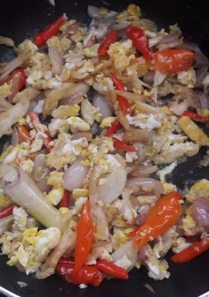 Foto resep Orak - Arik Ikan Asin (Yang lg diet karbo jangan makan 😁)