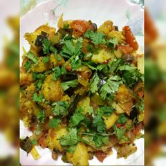 A picture of Bread poha.