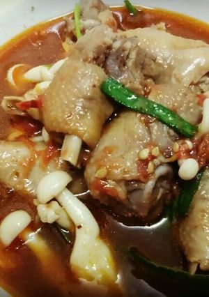 รูปของ ต้มยำข้อไก่ใส่เห็ด