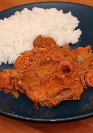 Foto de Costeletas à salsicheiro