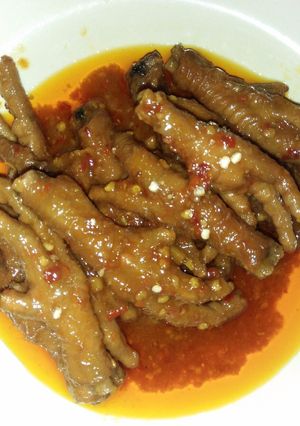 Foto resep Ceker Ayam Pedes Manis Endeuss (No Presto)