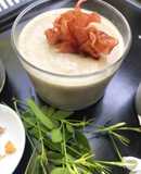 Crema fría de champiñones