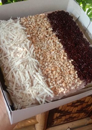 Foto resep Bolu lapis coklat topping 3 rasa