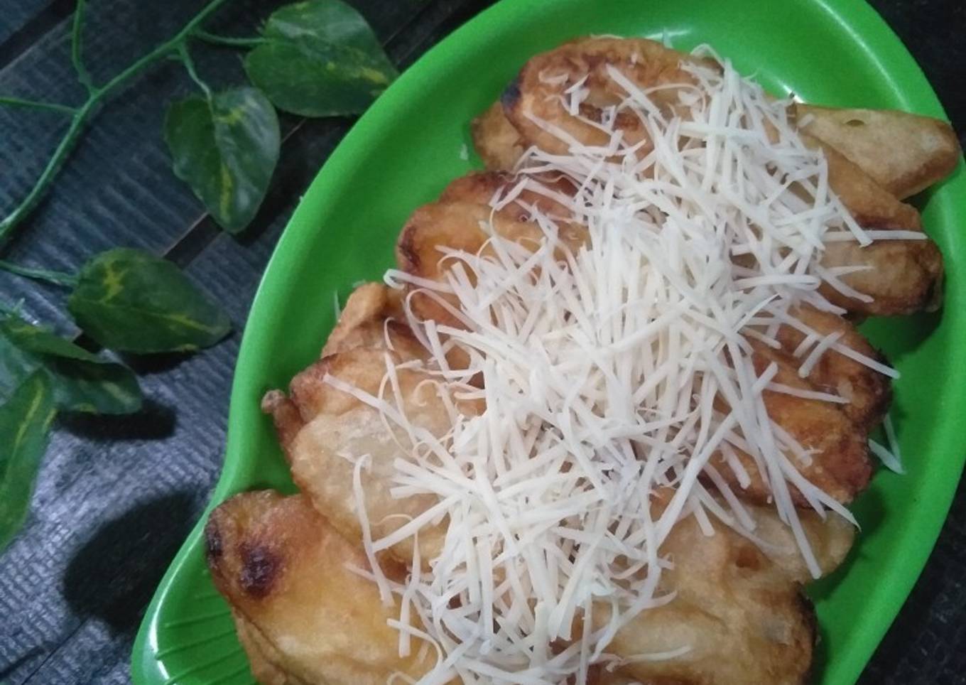 Pisang goreng keju