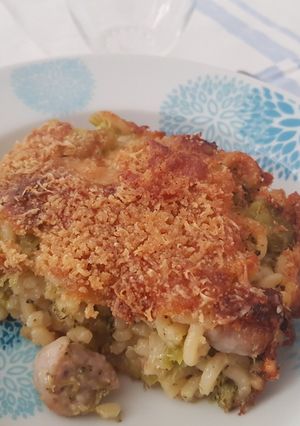 Foto di Pasticcio di anellini broccoli e salsiccia