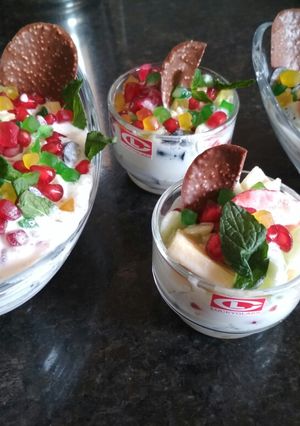A picture of Fruit cream.