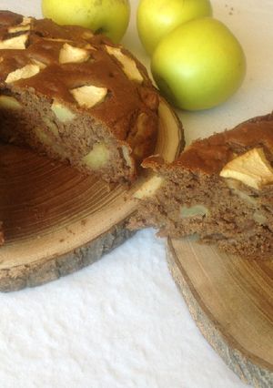 Una foto de Tarta rústica de Manzana