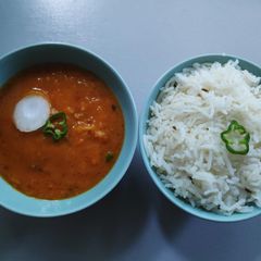 A picture of Toor Dal Fry - Jeera Rice😋.
