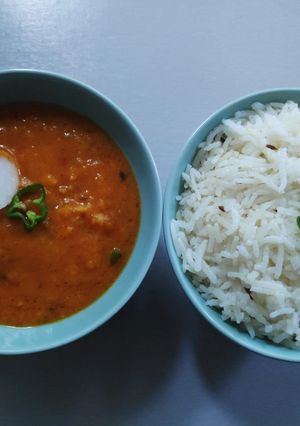A picture of Toor Dal Fry - Jeera Rice😋.