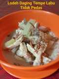 Lodeh Daging Tempe Labu (Tidak Pedas)