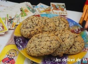 Une photo de Cookies aux noisettes et pralin aux jaunes d’oeufs