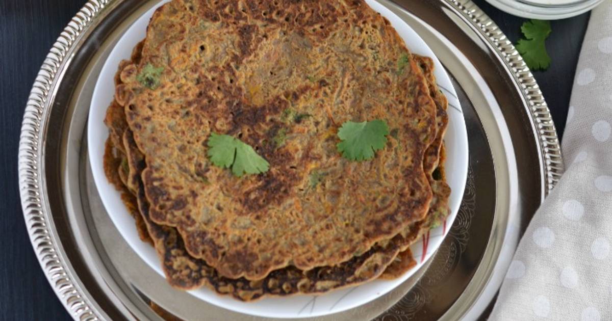 Kuttu Ka Cheela Falahari Cheela Buckwheat Cheela (Chilla) Recipe by