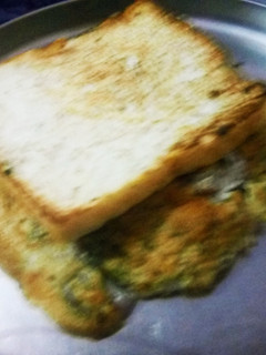 A picture of Bread omelette.