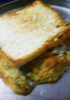 A picture of Bread omelette.