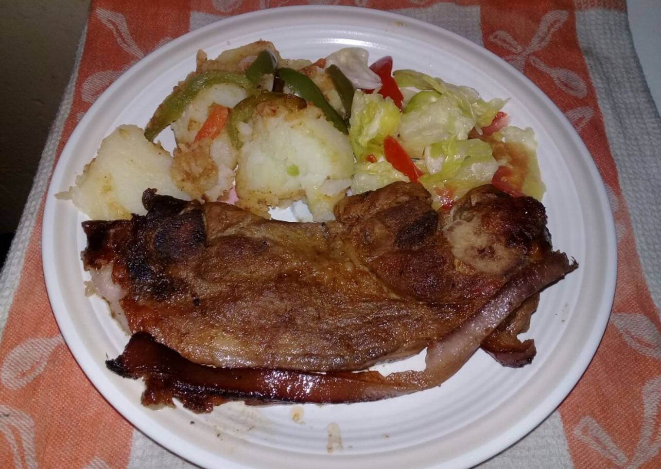 Grilled pork