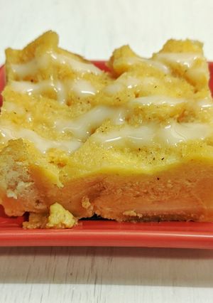 A picture of Bread Pudding (For leftover breads).