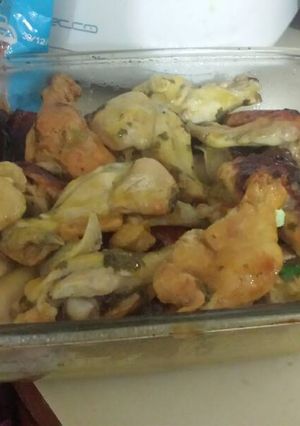 Una foto de Pollo al Dijon