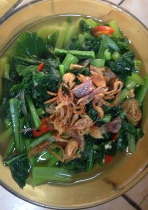 Foto resep 19. Tumis sawi hijau