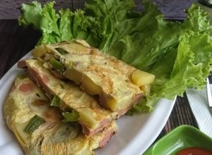 Foto resep 440.Bauernomalette(Omelette ala Jerman)
