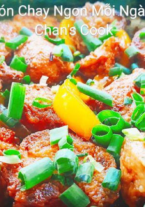 Hình của món Khoai tây tẩm bột sốt tương cà chay.