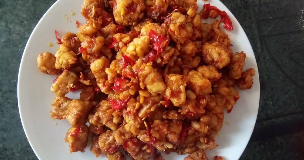  Resep  Sambal tempe  cabai merah  oleh niputuayuarianggraini 