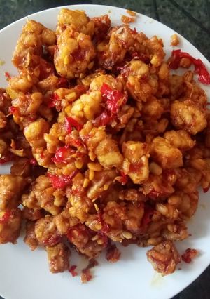 Foto resep Sambal tempe cabai merah