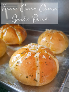 Foto resep Korean Cream Cheese Garlic Bread