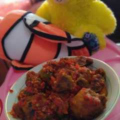Foto resep Sambal ayam terong