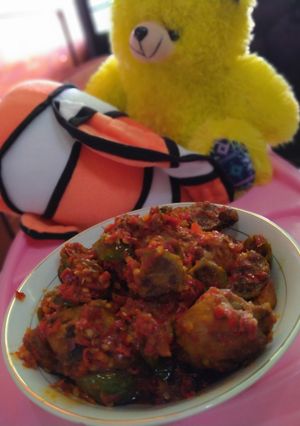 Foto resep Sambal ayam terong