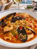 Arroz Caldoso de Chipis y Mejillones