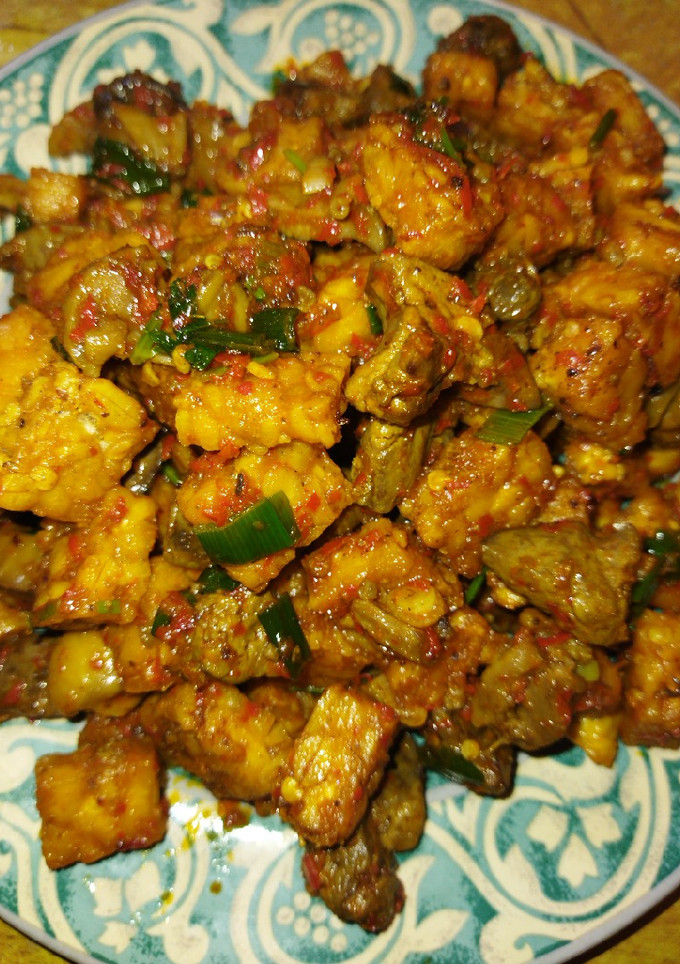 Foto resep Sambal goreng ati ampela tempe