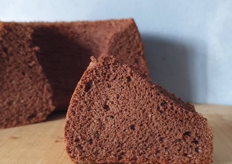 Bahan-bahan Mini Moist Dark Choco Chiffon tanpa BP Sederhana Untuk Jualan