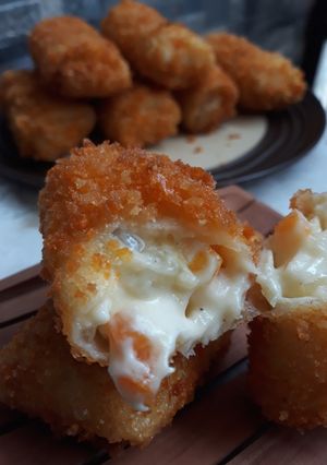 Foto resep Risoles Isi Sayur Carbonara Plus Mayones