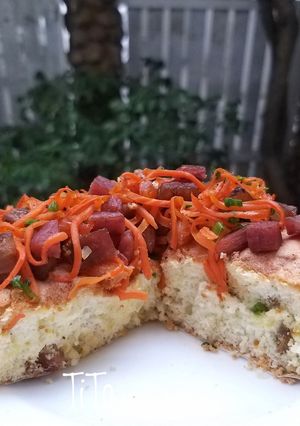 Hình của món Bánh bông lan nhân mặn.