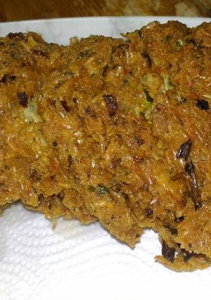 A picture of Shrimp Okoy.
