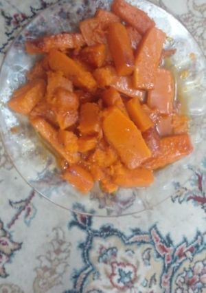 عکسی از دستور شیرینی کدو حلوایی