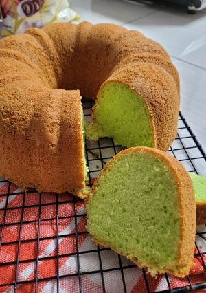 Foto resep Bolu pandan santan