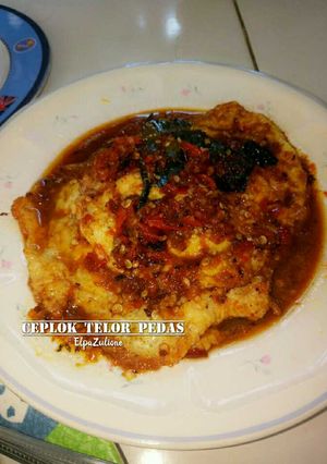 Foto resep Ceplok telor pedas