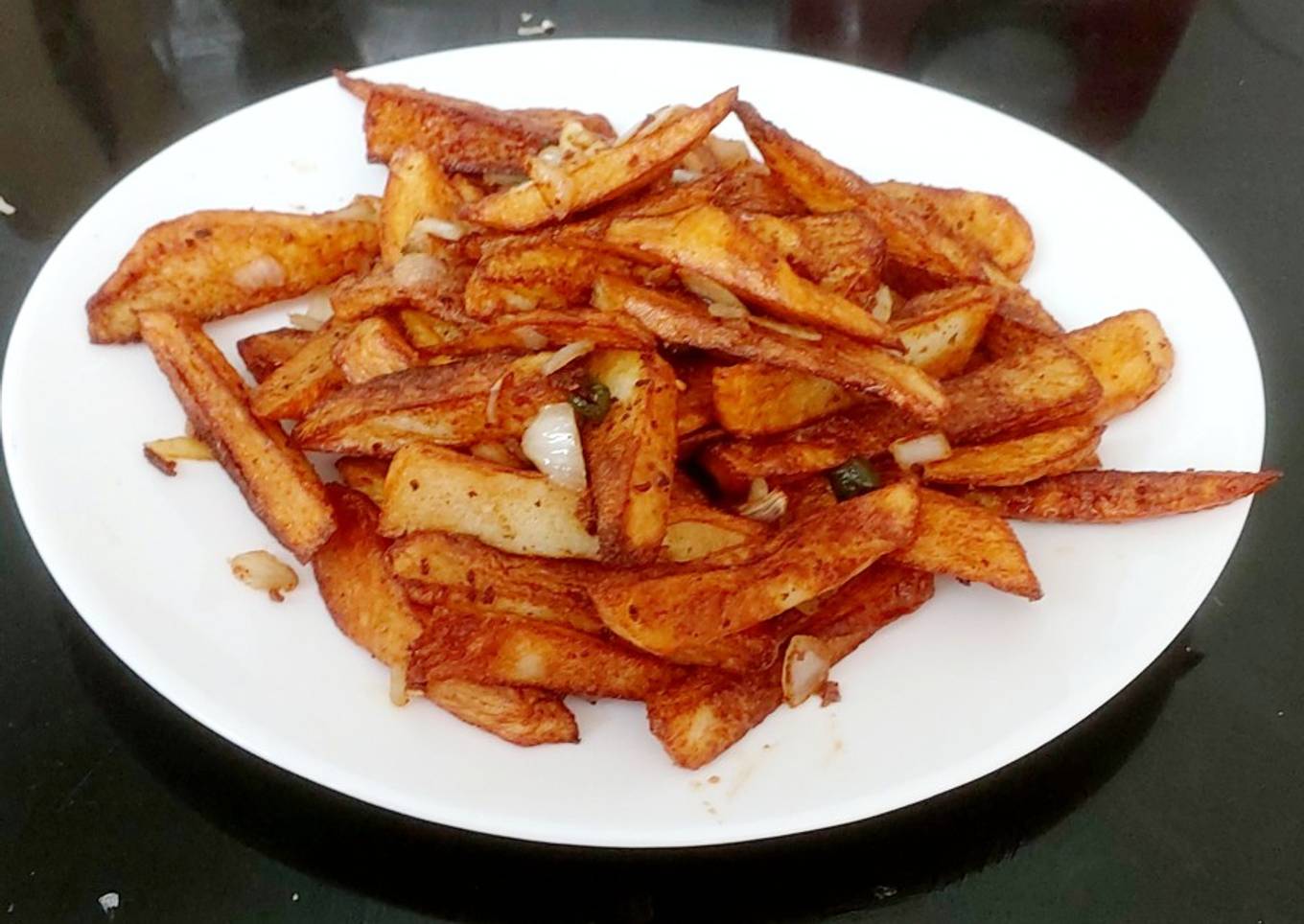 My Chinese Salt & Pepper Chips #2Flavours #Lunch #Sidedish